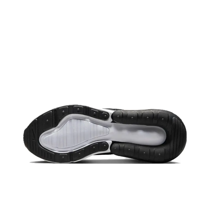 Nike Air Max 270 Anti-Slip Wear-Resistant Low-Top Kids' Running Shoes Black Blue Teenagers-3