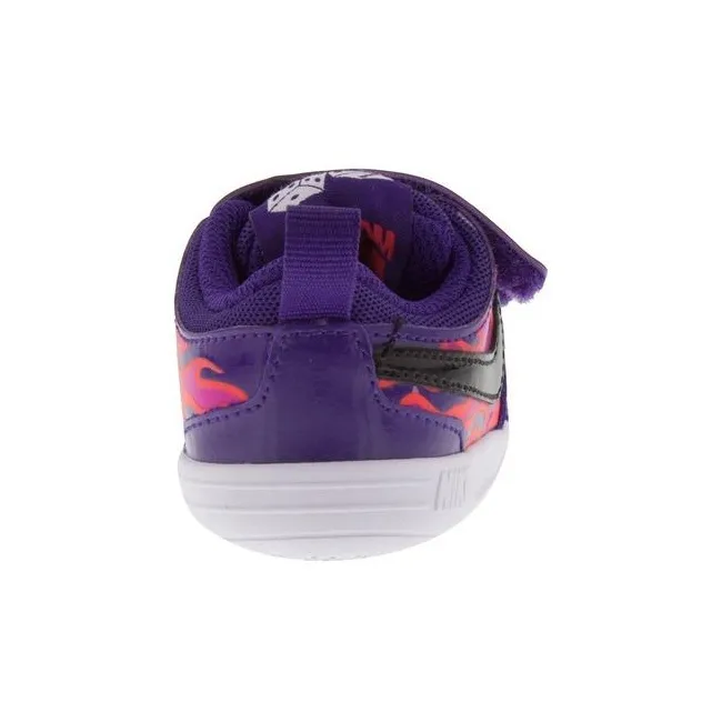 Nike Pico 5 Auto Low-Top Casual Shoes Flame Purple Infant And Toddler-3