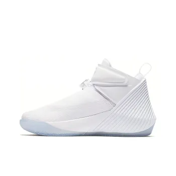 Jordan Why Not Zer0.1 Non-slip Lightweight Mid-Top Children's Basketball Shoes White Teenagers