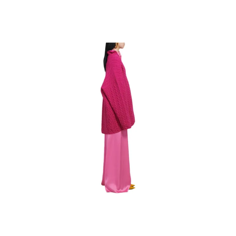 Balenciaga Loose Fit Sweater Women's Pink-3