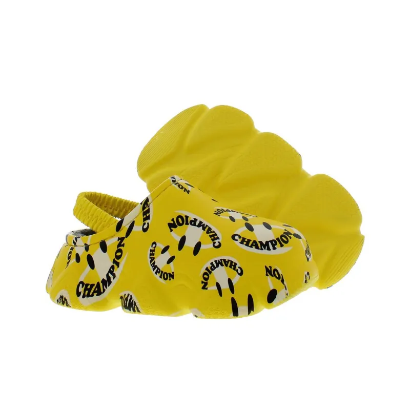 Champion Super Meloso Breathable Lightweight Kids' Slippers Yellow Black Teenagers-3