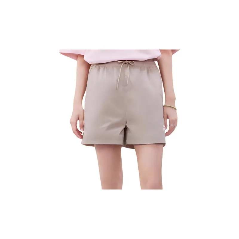 FILA FUSION SS24 Casual Shorts Women's Light Bean Paste Brown-2