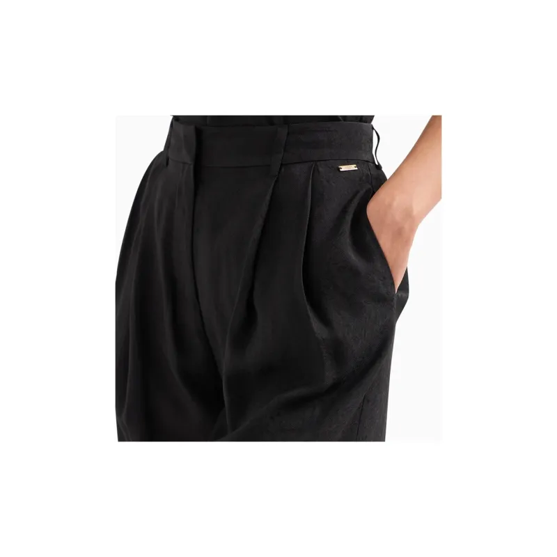 ARMANI EXCHANGE SS24 Casual Pants Women's Black-4