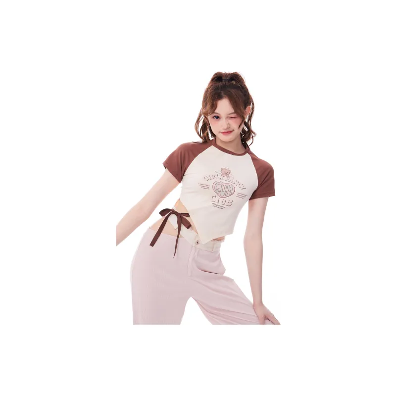 Girly Fancy Club Crop Tops Women's-4