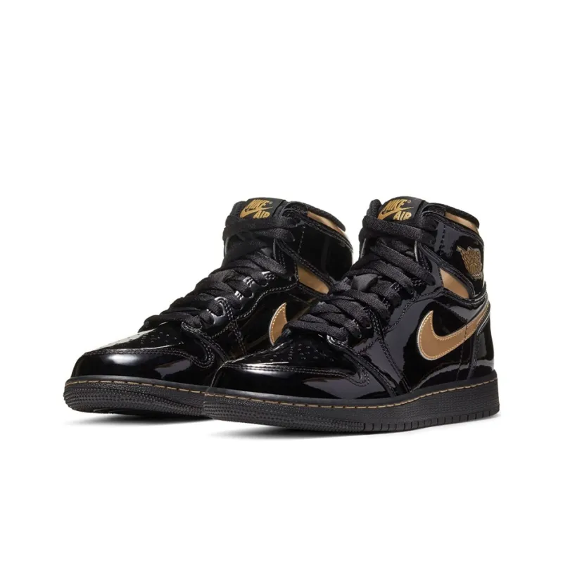 Air Jordan 1 Retro High OG Black Metallic Gold GS-2