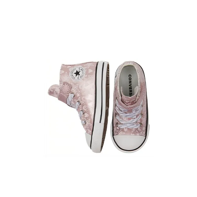 Converse Chuck Taylor All Star 1V Anti Slip Wear Resistant High Top Toddler Shoes Pink Infant And Toddler-3
