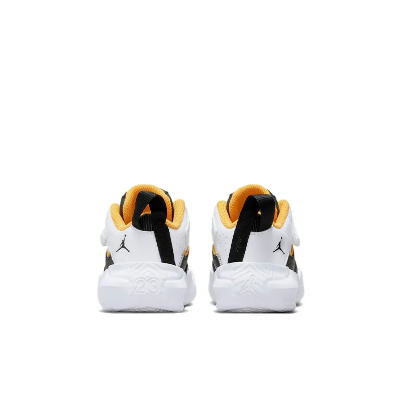 Jordan Stay Loyal Series Low-Top Basketball Shoes Black White Yellow Infant And Toddler-4