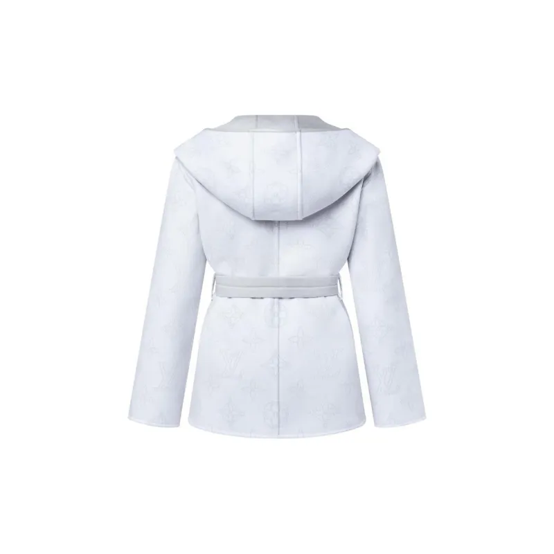 LOUIS VUITTON Coat Women's Gray-2