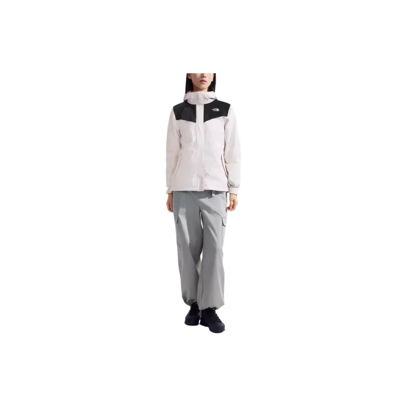 THE NORTH FACE City Outdoor Collection Windbreaker Jackets Women's Dune White-1