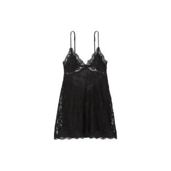 Victoria's Secret SEXY KI Nightgown Women's Black