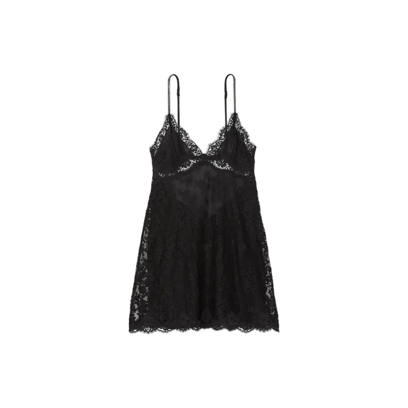 Victoria's Secret SEXY KI Nightgown Women's Black-0