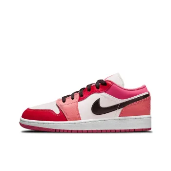 Jordan 1 Low Pink Red GS