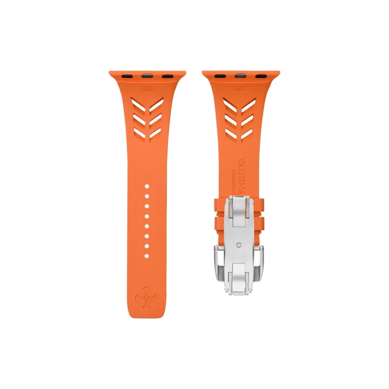 VAGENARI Watch Bands Rubber Strap Shark Style Compatible With Apple Watch 44/45/49mm Unisex-7