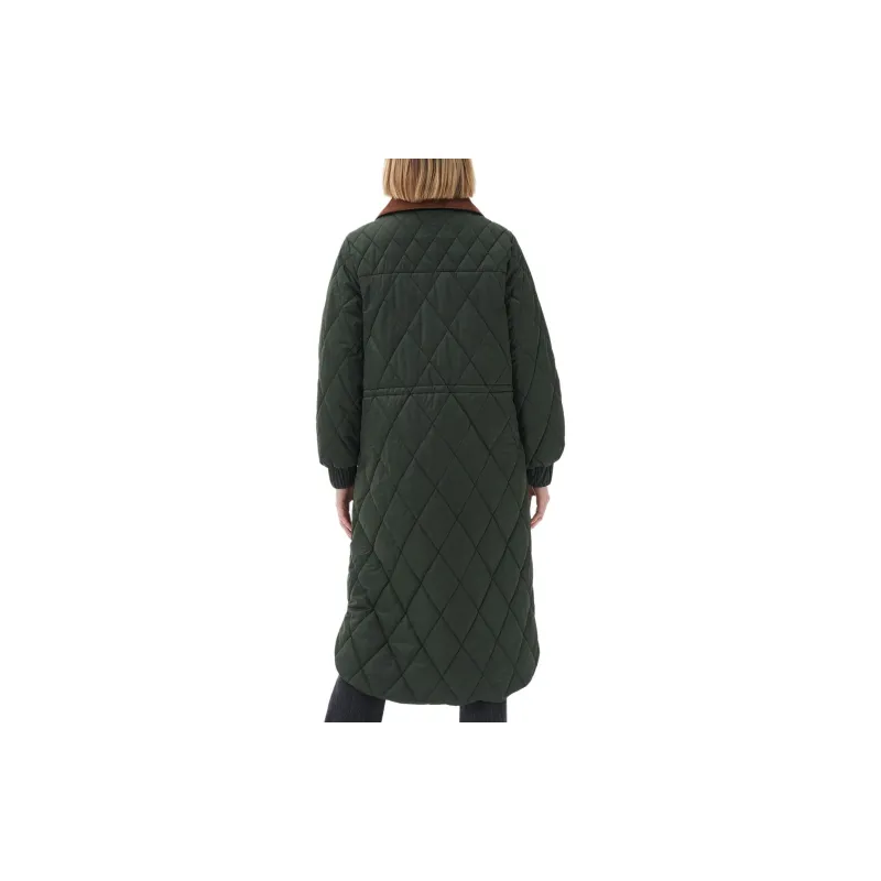 BARBOUR Marsett Quilted Jacket Jackets Coats Women's Green-2