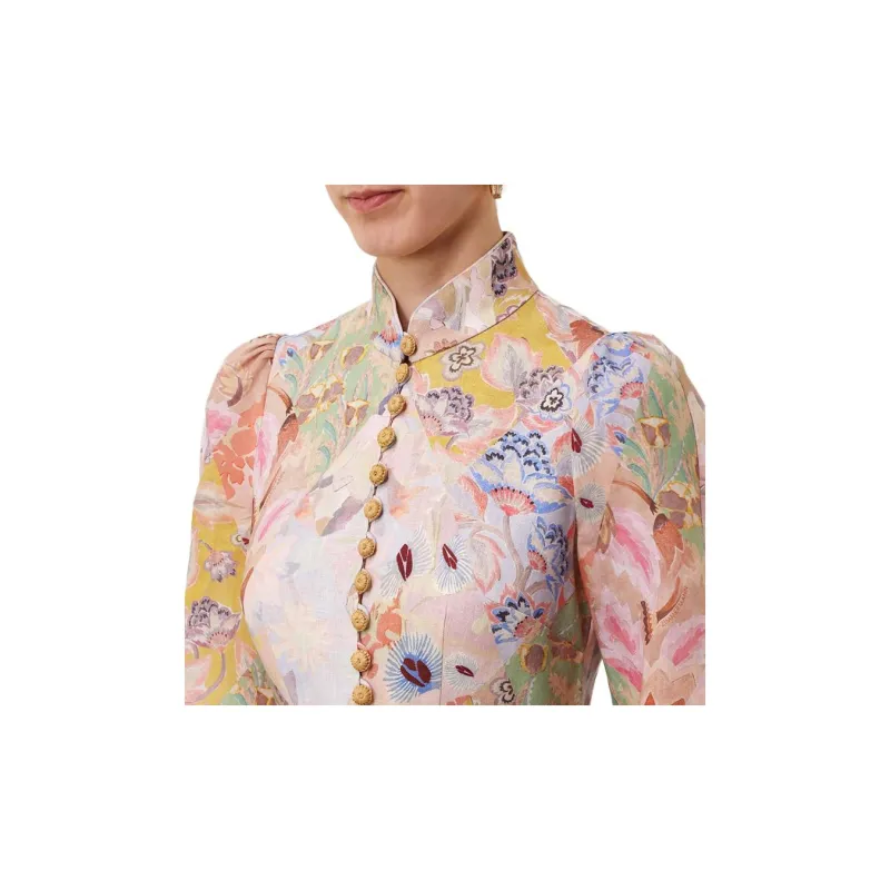 Zimmermann Illustration Belted Mini Dress-5