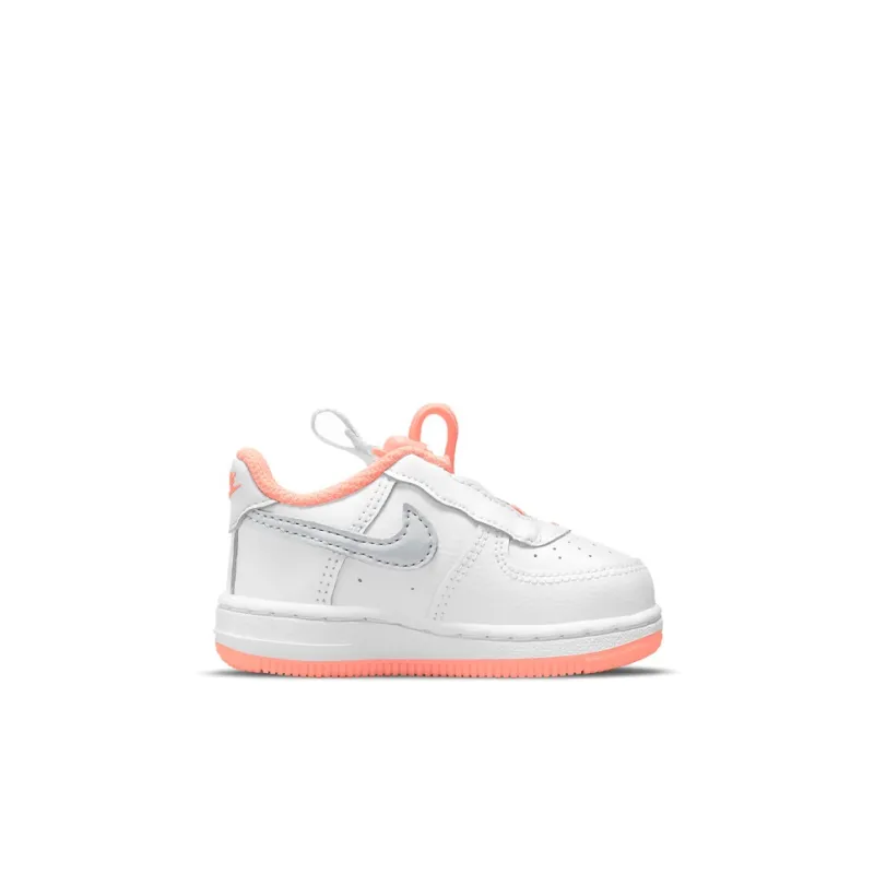 Nike Air Force 1 Low-Top Toddler Shoes Pink White Infant And Toddler-1