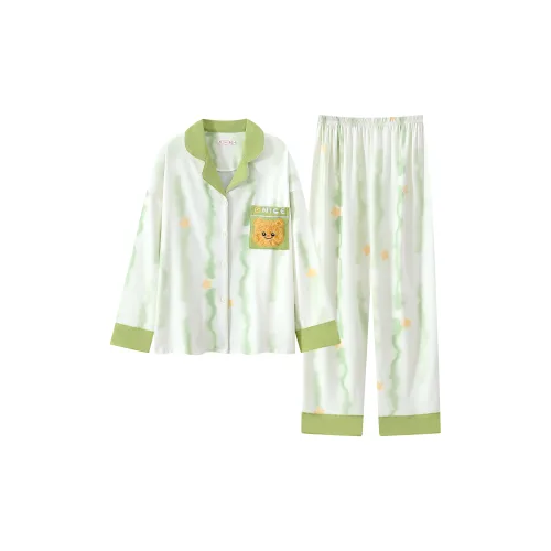 Maultiay Pajama Set Women's Green