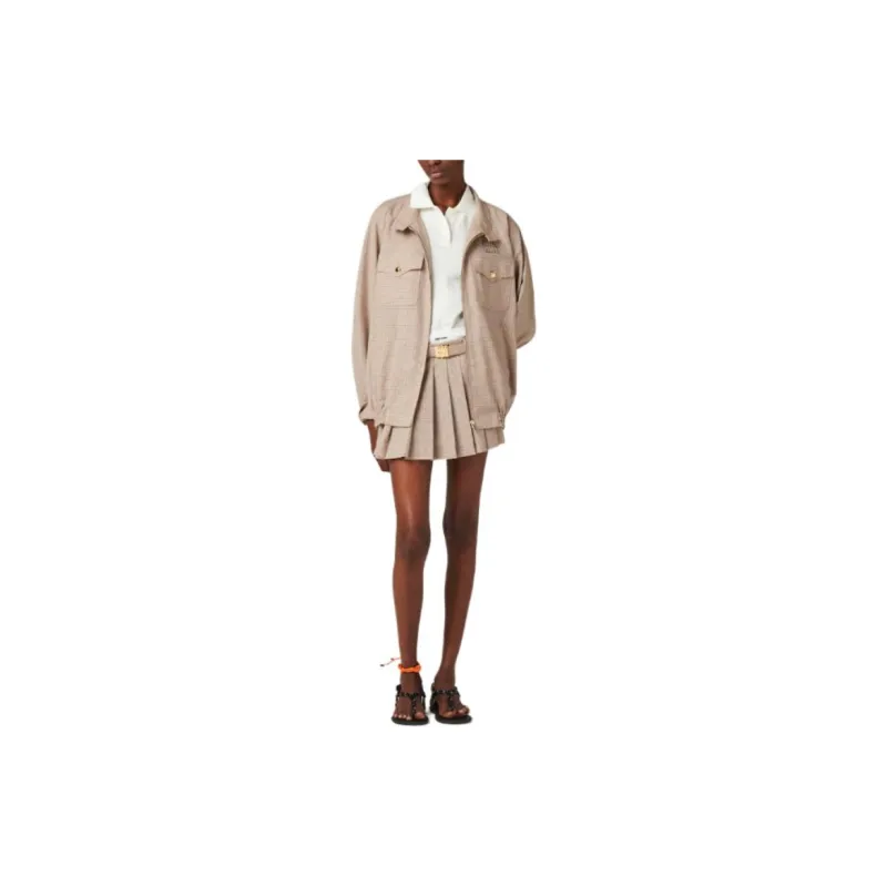 MIU MIU Casual Short Skirts Women's Limestone-1