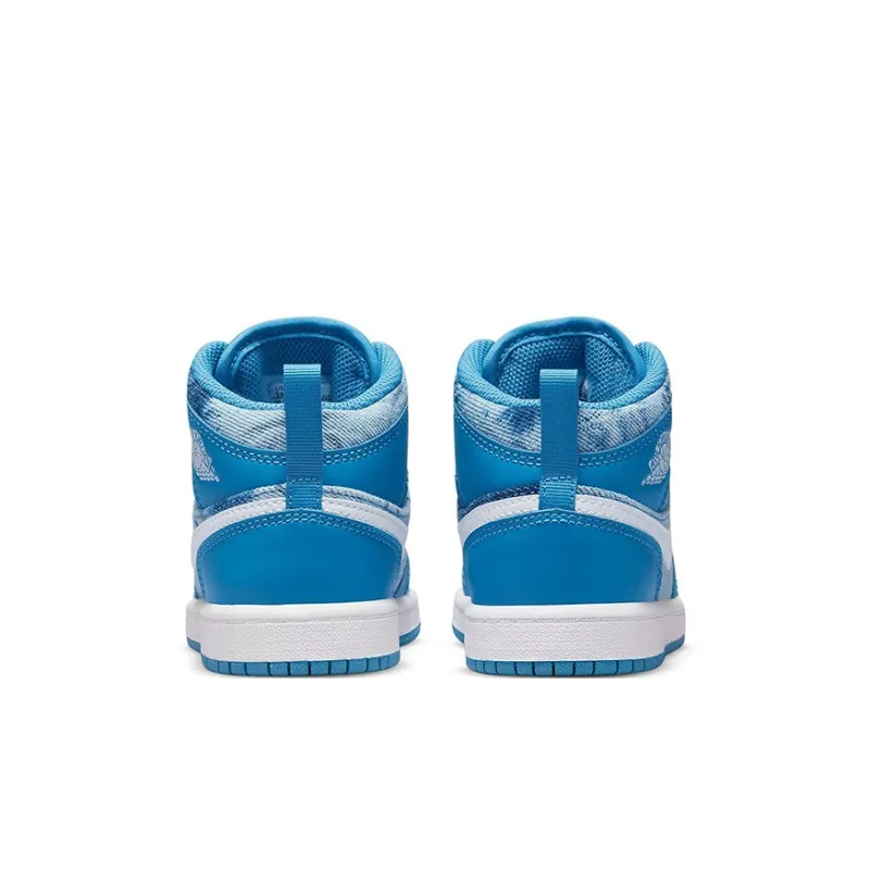 Jordan 1 Mid PS Washed Denim-4