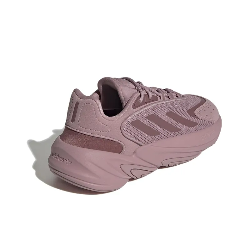 Adidas Originals Ozelia J Anti Slip Wear Resistant Low Top Sports Casual Shoes Fuchsia Teenagers-3