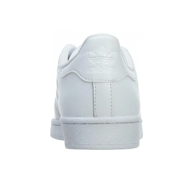 Adidas Originals Foundation J Slip Resistant Shock Absorbers Low Top Skateboard Shoes White Teenagers-4