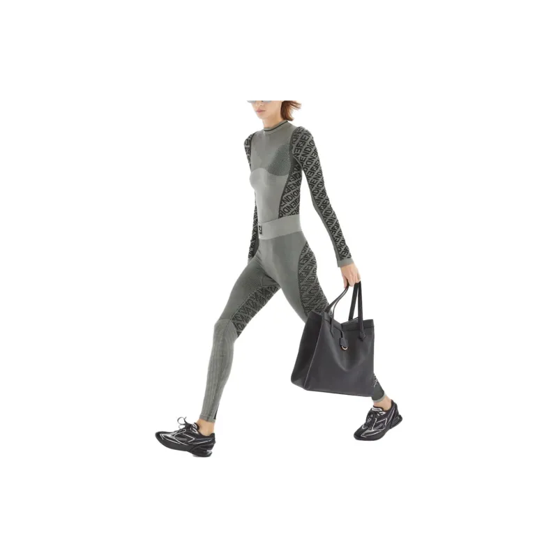 FENDI FW23 Leggings Women's Gray-2