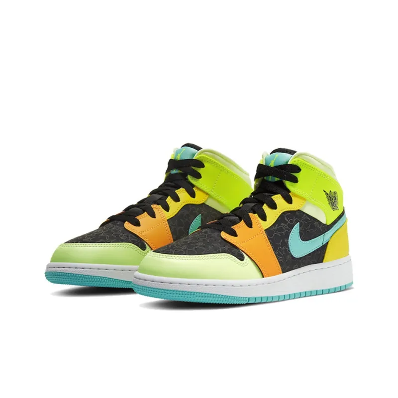 Jordan 1 Mid SE Aurora Green GS-2