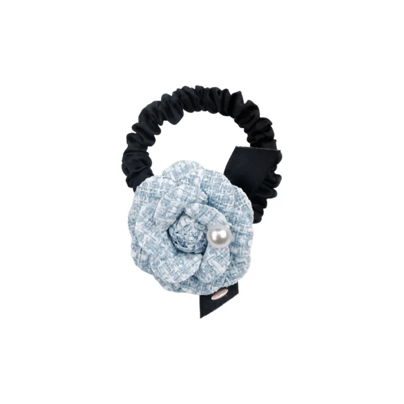 BABYBEI Elegance Elegant Sweet Style Advanced French Gentle Blue Beige Hair Tie Women's-2