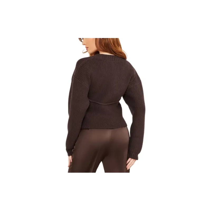 GUESS Jules Cutout Sweater Sweater Women's Coffee-3