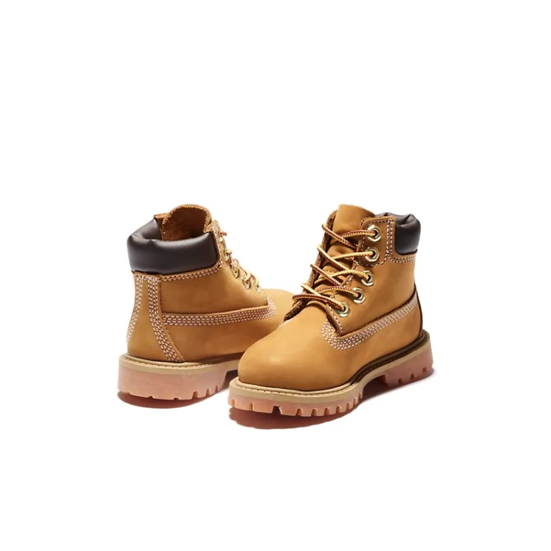 Timberland 6 Inch Wear-Resistant Cushioning Water-Resistant Crew Kids' Boots Yellow Children Aged 3-7 Years Old-3