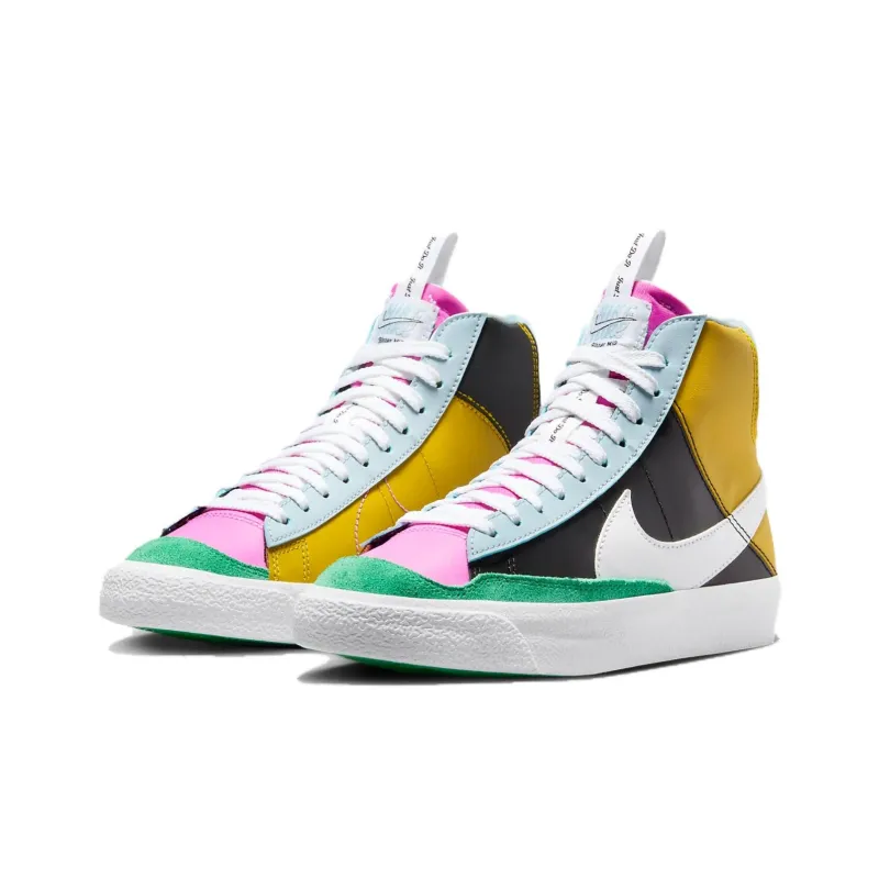 Nike Blazer Mid '77 SE Black Bronzine Playful Pink GS-2