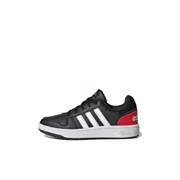 Adidas Neo Hoops 2.0 Anti Slip Wear Resistant Low Top Basketball Shoes Black Kids'