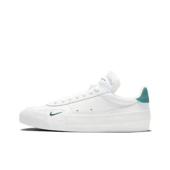 Nike Drop Type PRM Low Top Skateboard Shoes White Green Teenagers
