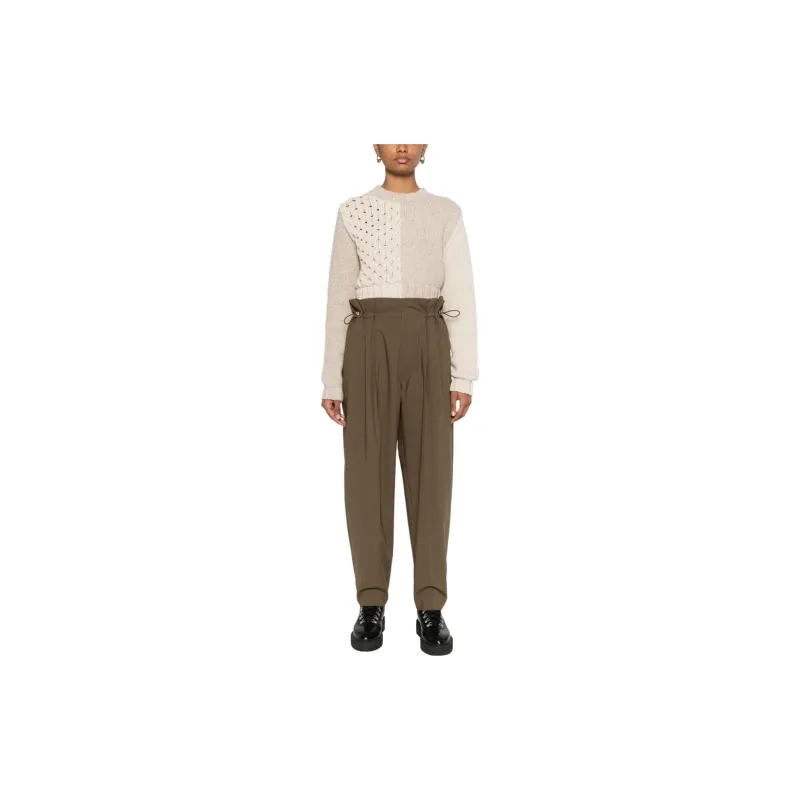 Moncler Paperbag waist Wide leg Trousers-3