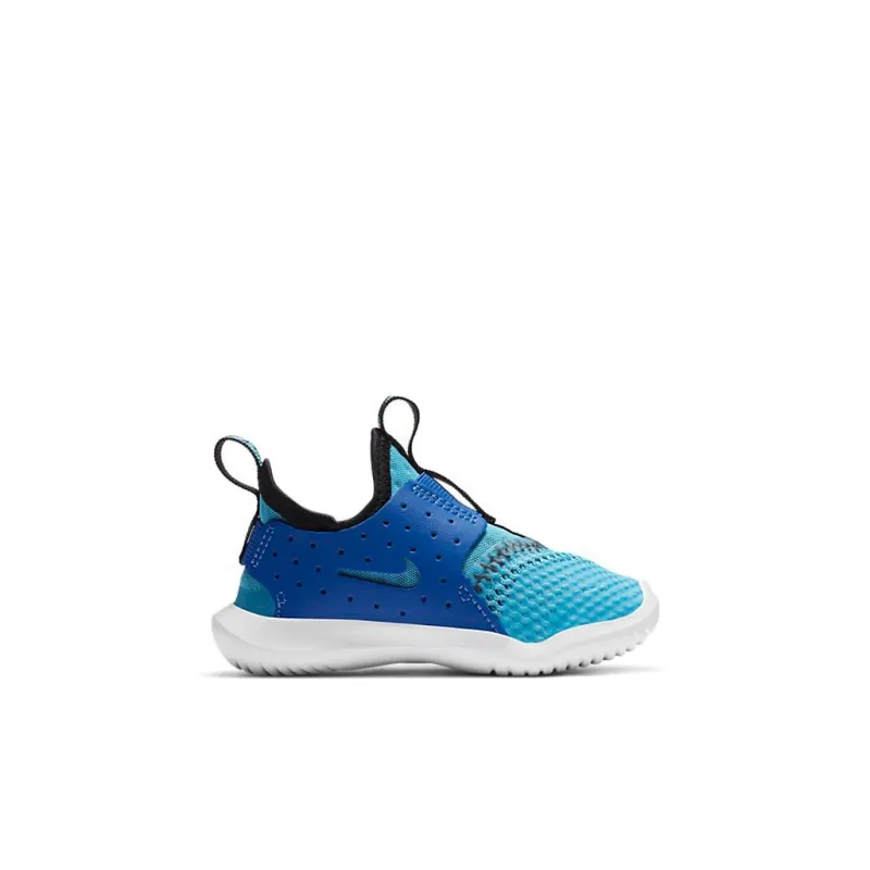 Nike Flex Runner Breathe Cushioning Anti-Slip And Wear-Resistant Low-Top Running Shoes Blue White Infant And Toddler-1