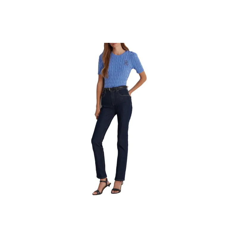 Polo Ralph Lauren Crop Tops Women's Blue-1