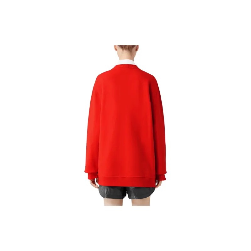 Burberry SS23 Sweatshirt Women's Red-3