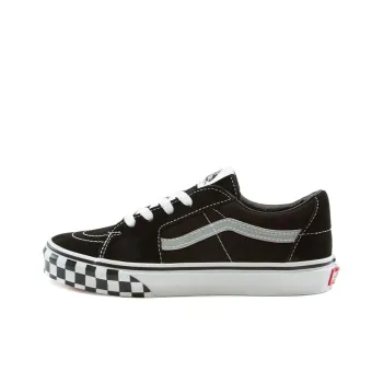 Vans Sk8  Low Kids 'Reflective Sidestripe   Black Checkerboard'