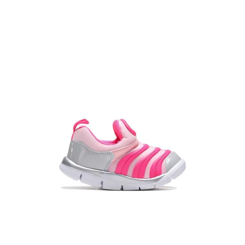 Nike Dynamo Free Slip Resistant Shock Absorbers Low Top Sports Casual Shoes Pink White Infant And Toddler-1