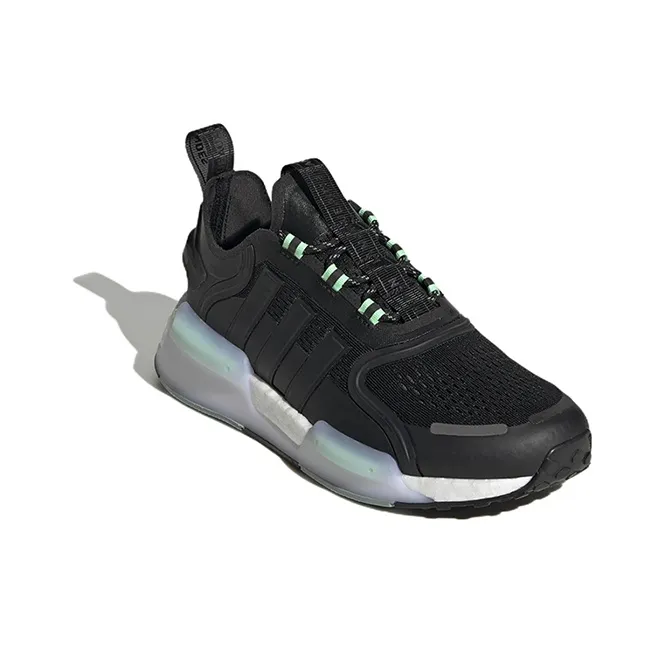 Adidas NMD_R1 V3 J 'Black Beam Green'-2