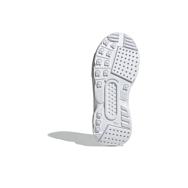 Adidas Originals ZX 22 Abrasion Resistant Breathable Low Top Kids' Running Shoes White Gray Teenagers-5