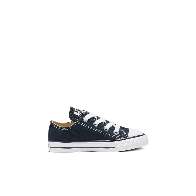 Converse Chuck Taylor All Star Abrasion Resistant Shock Absorbers Low Top Toddler Shoes Blue Infant And Toddler-1