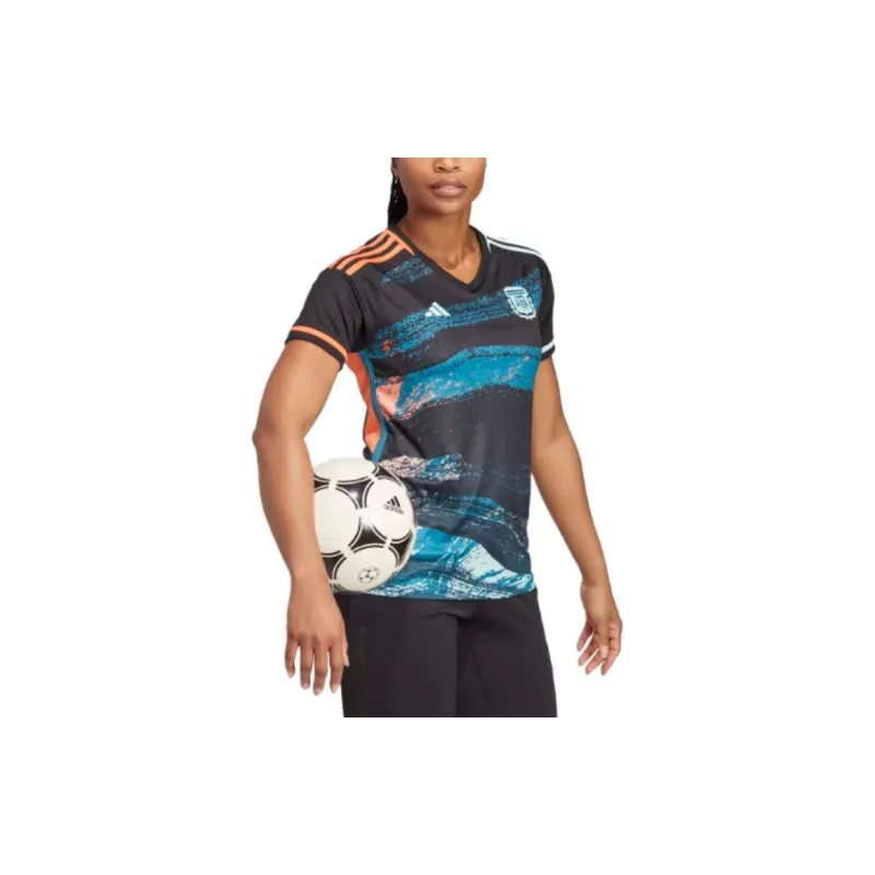 Adidas Argentina Soccer Jerseys Women's Black-4