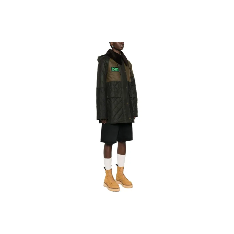 BARBOUR FW23 Jackets Coats Women's Olive Green-3