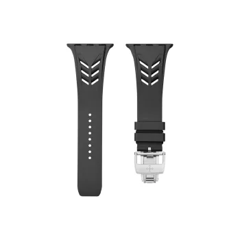 VAGENARI Watch Bands Rubber Strap Shark Style Compatible With Apple Watch 44/45/49mm Unisex