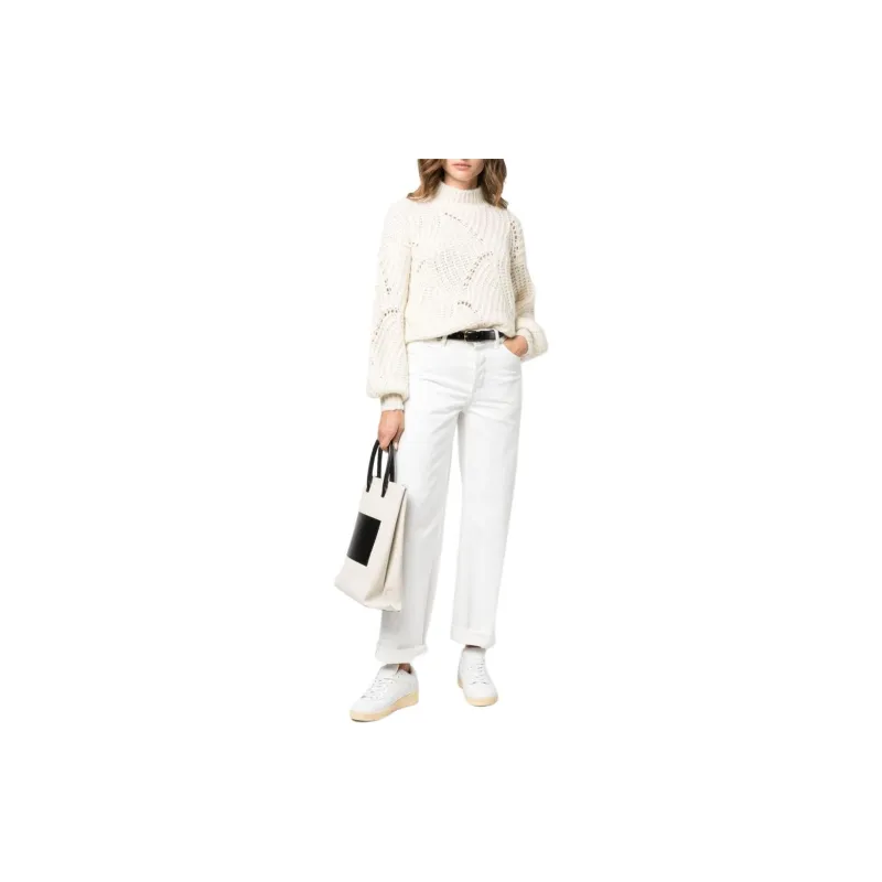 AGNONA Ribbed-knit Jumper-1