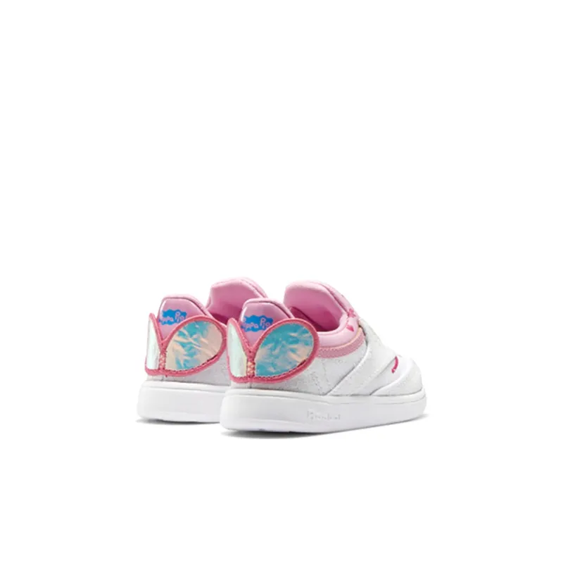 Reebok Peppa Pig X Club C Slip-On 4 Toddler 'Icono Pink'-4
