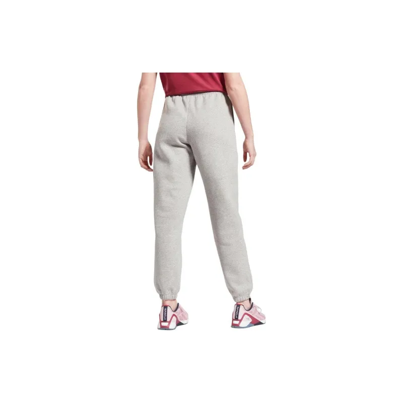 Reebok REEBOK IDENTITY BL FLEECE Knitted Sports Pants Women's Gray-3