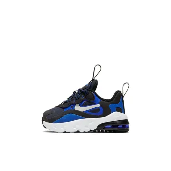 Nike Air Max 270 React Low Top Toddler Shoes Black White Blue Infant And Toddler