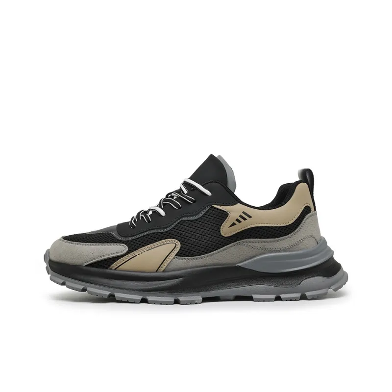 Grumpy Ram Anti-Slip And Wear-Resistant Breathable Low-Top Casual Shoes Men's Black-4